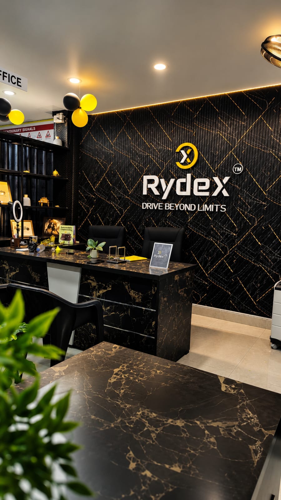 Rydex Motor Driving School premium office interior